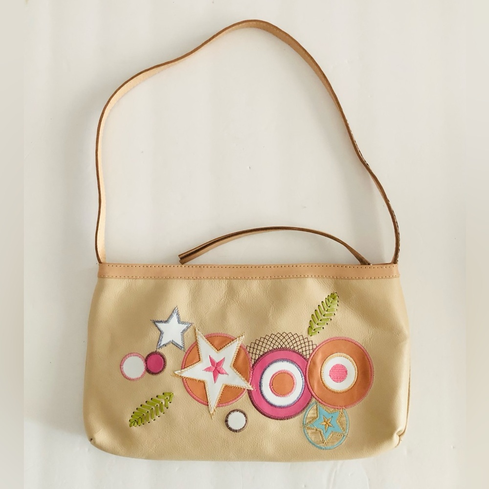 Sharif Embroidered Star Appliqué Shoulder Bag